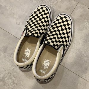 Vans Slip-On Pro - Black/White Checkerboard - 11.0